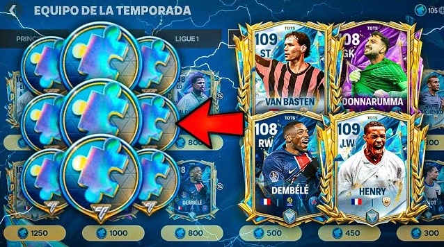 Fragmentos FC Mobile