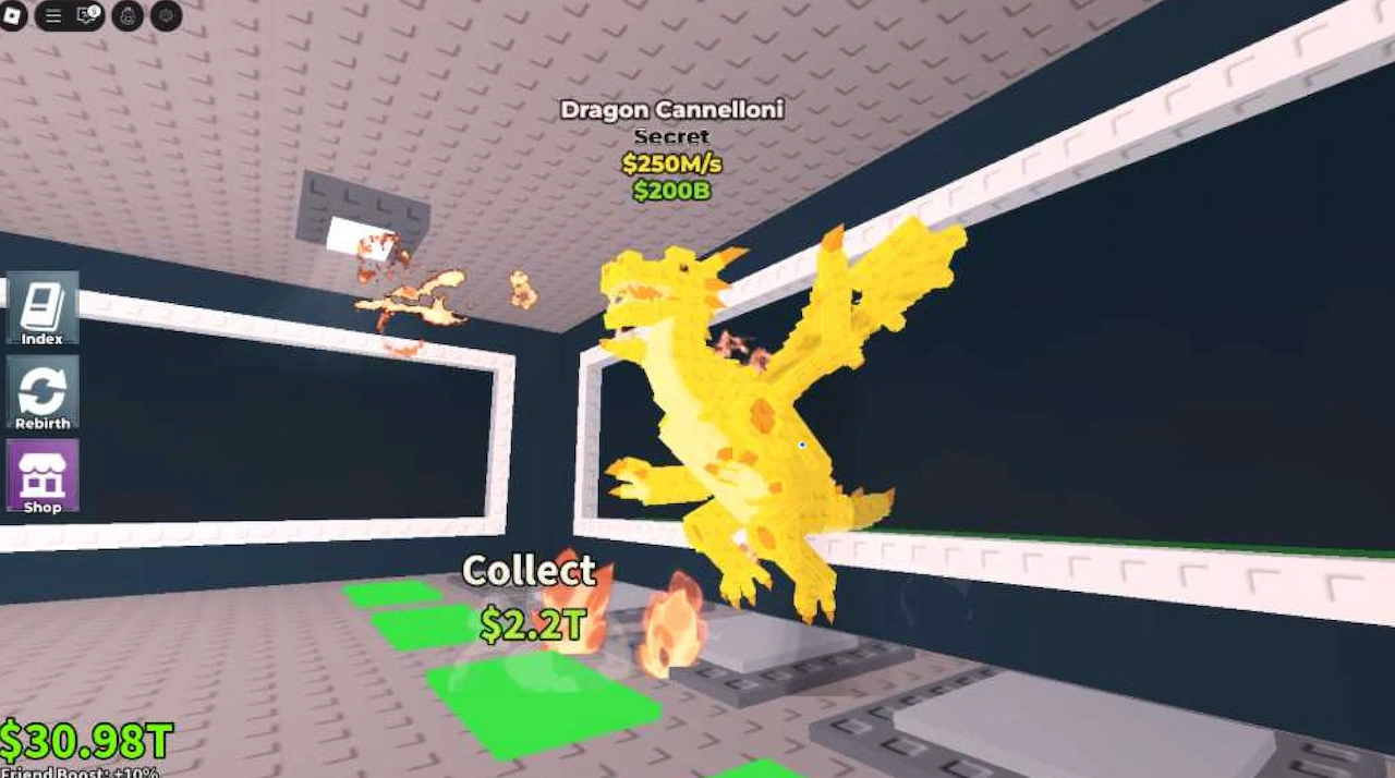 Dragon cannelloni en Roba un Brainrot